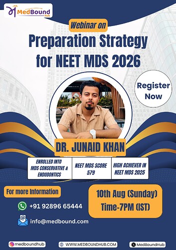 Webinar on NEET MDS Preparation