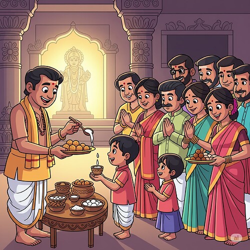Prasad and panchamrit the holy things from the God blessing 🙌🏻