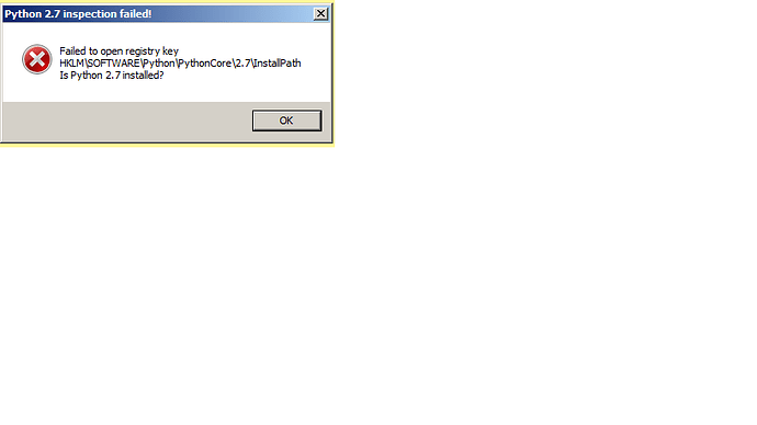python error