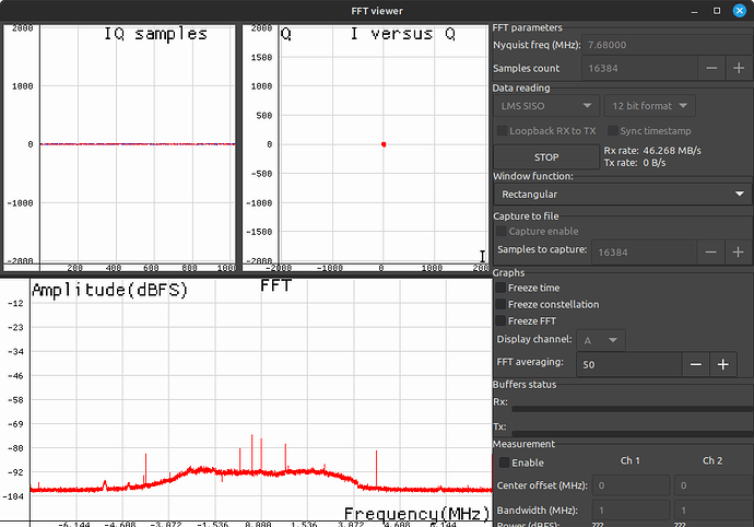 LimeSuiteGUI FM FFTviewer