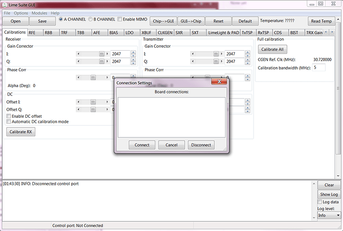 Capture-disconnected control port