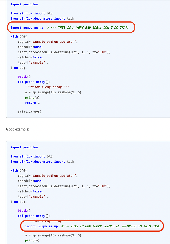 Top Level Python Code Airflow