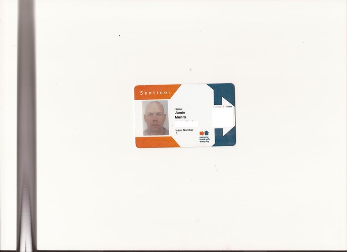 sentinel card