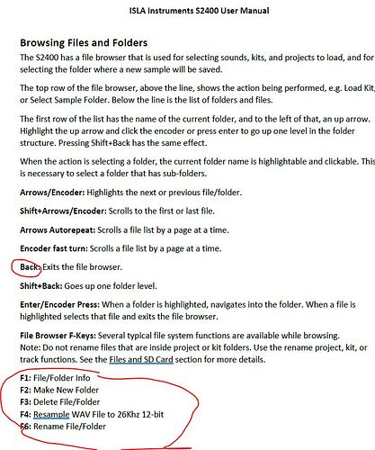 browse files manual