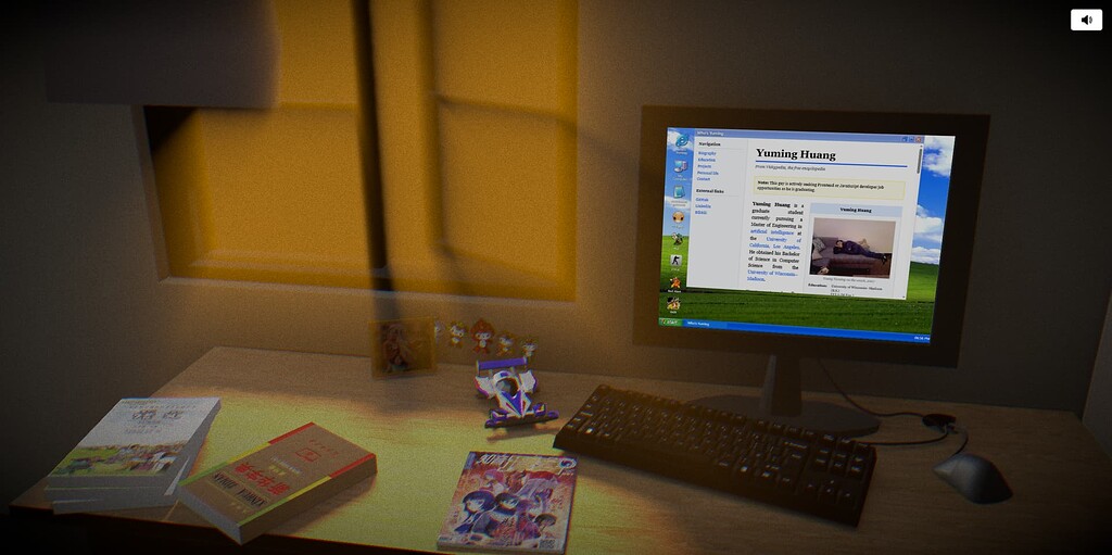 3D portfolio inspired by Henry Heffernan's Portfolio - Showcase - three ...