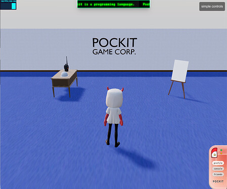 The homepage doubles as a website!