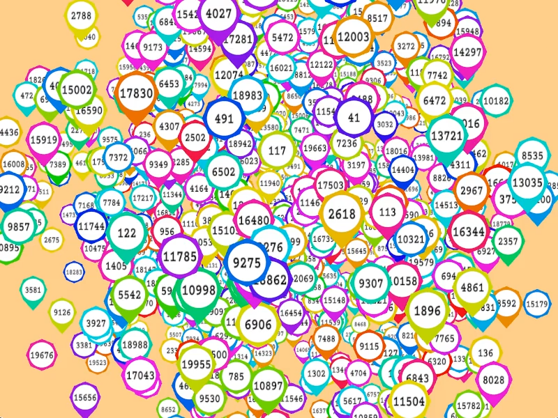 Markers with numbers - Resources - three.js forum