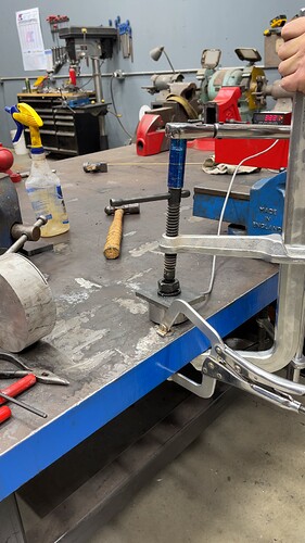 Continuing The C-Clamp Pressure Test