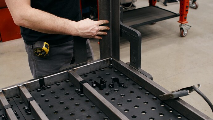 Placing Leg With 3-Axis Square