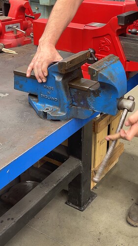 Record No. 6 Vise Display