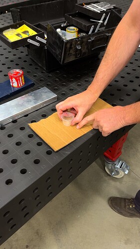 Cardboard To Catch Spills