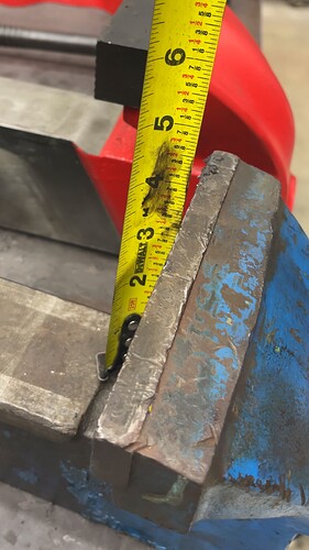 Measuring The Jaw Height Of The Dynamic Jaw Of The Record No. 6 - 3.5"