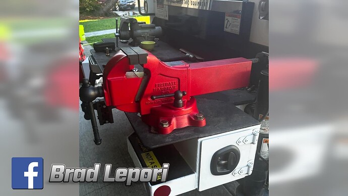 Vise Behind Service Truck From Brad Lepori