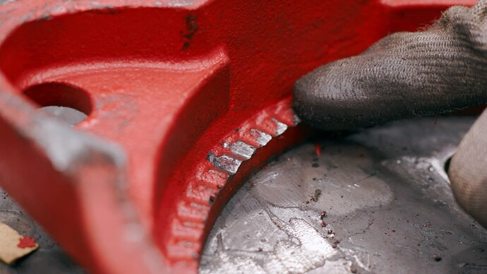 The Snap-On's locking teeth inside of the swivel base flattened after too much force is applied