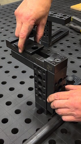Riser with Tooth Block Moving Backwards