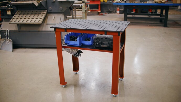 The DIY Fixture Table Assembled.