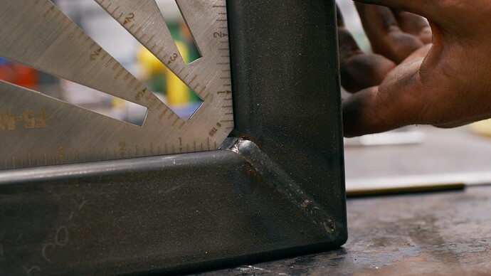 Fireball Miter Square Able To Jump Over Welds To Check If Material Is Squared