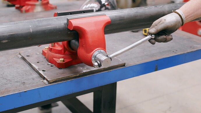 The Snap-On's handle was bent in order to apply its maximum force