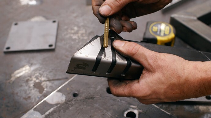 2 1:2 Degree Line To Use On The Fireball Miter Square