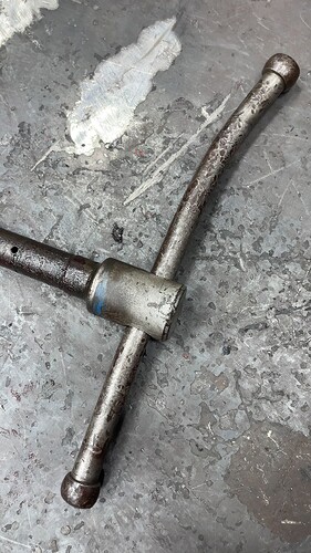 Record Number Six Bent Handle From Applying Too Much Pressure To It
