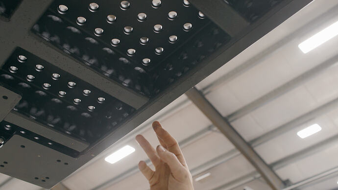 The Fireball Standard Duty Table Underneath Ribbing