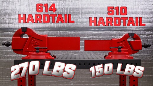 Fireball Hardtail Vise 614 & 510 Side By Side