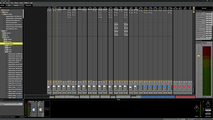 Boombox Mixer View Routing