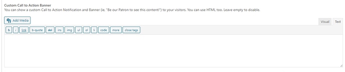 custom call to action