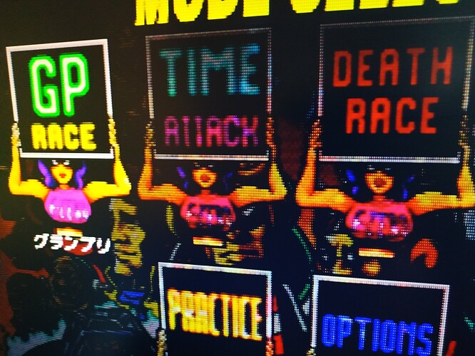 F-Zero X Option Screen 3X