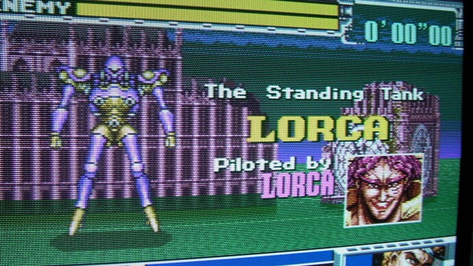 Lorca and Lorca mecha. Flooded London