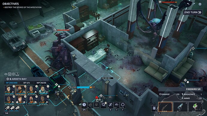Cannot shoot infestation