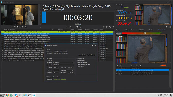 Next4CG Broadcast Graphics Playout 1.0.0.0