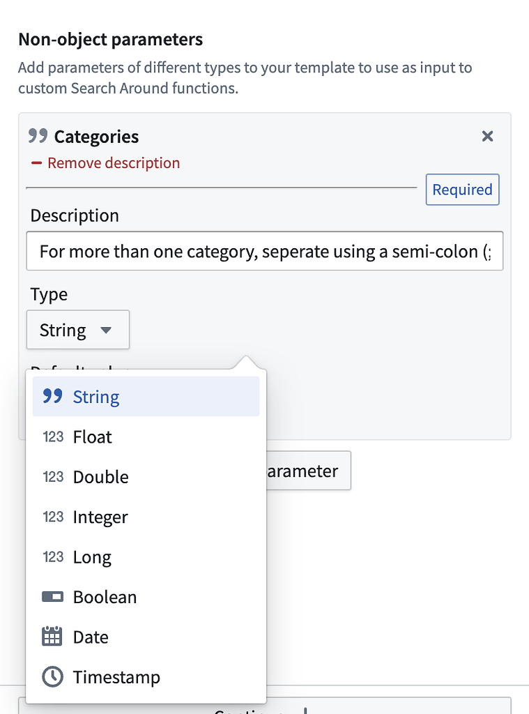 More dynamic knowledge graph templates with more supported parameter ...