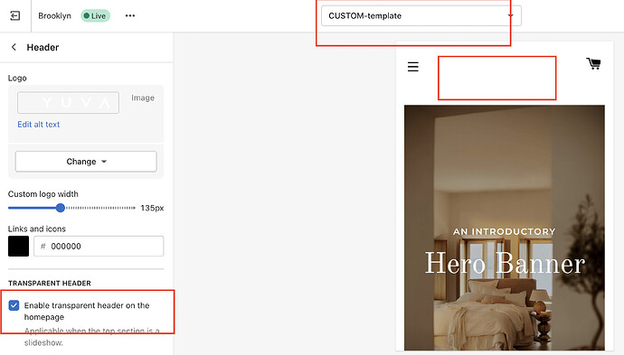 Custom page