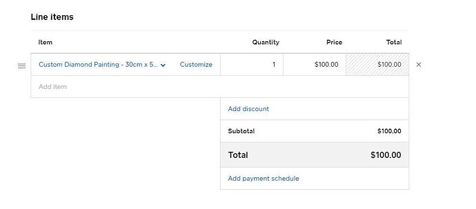 Add Payment Schedule