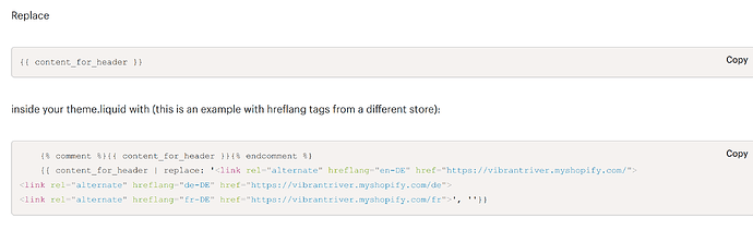 modify your hreflang tags by using replace