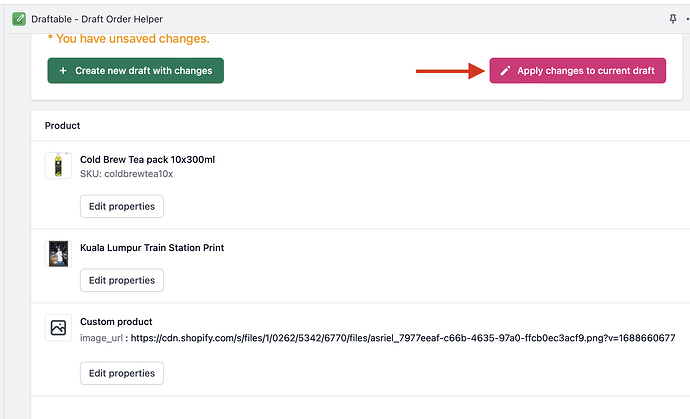 Click "Apply changes"