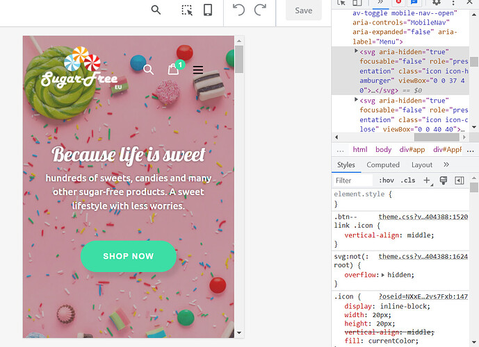 Sugar-Free EU · Customize OFFICIAL VERSION- DO NOT CHANGE · Shopify - Google Chrome 9_17_2022 10_51_53 AM.png