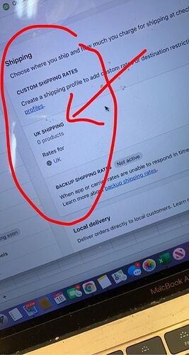 Only the one shipping profile