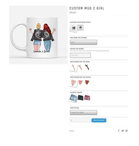 InkyBay Product Option