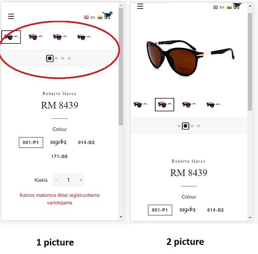 Do not show all products
