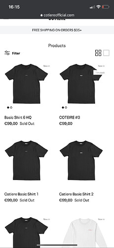 I want to center Text + Price  under the shirts