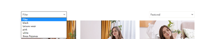 Theme default filter effect