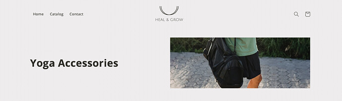 Collection image not fitting in the banner