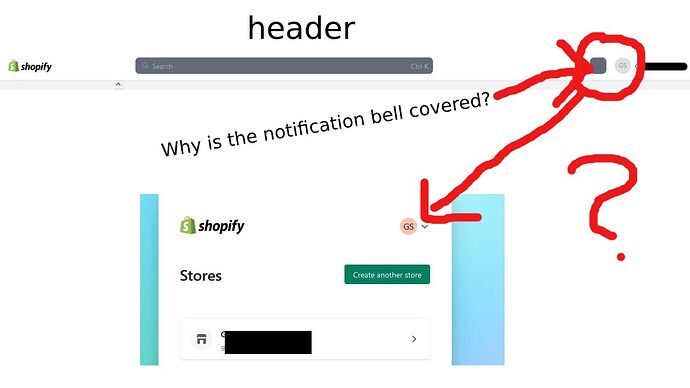Shopify Header and Store Initials Issue.jpg