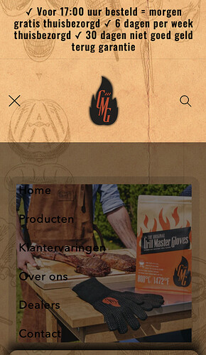 menu problem