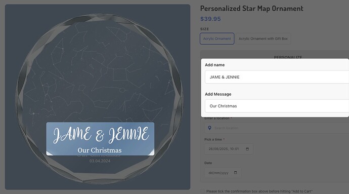 ornament-personalization-app