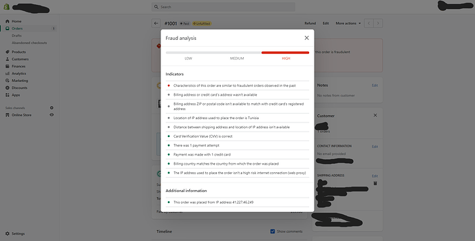 Fraud Analysis of 1st customer