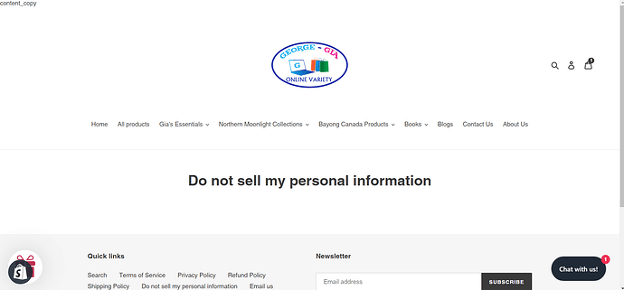 When I click view, content did not show