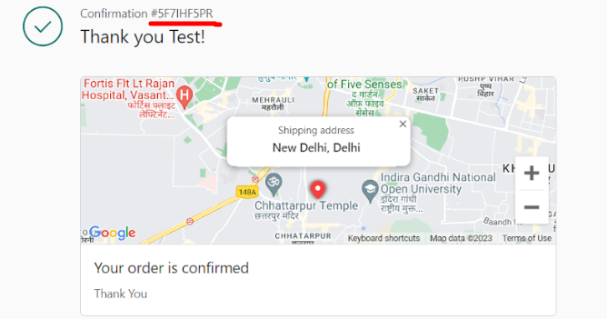 This is wrong Order ID